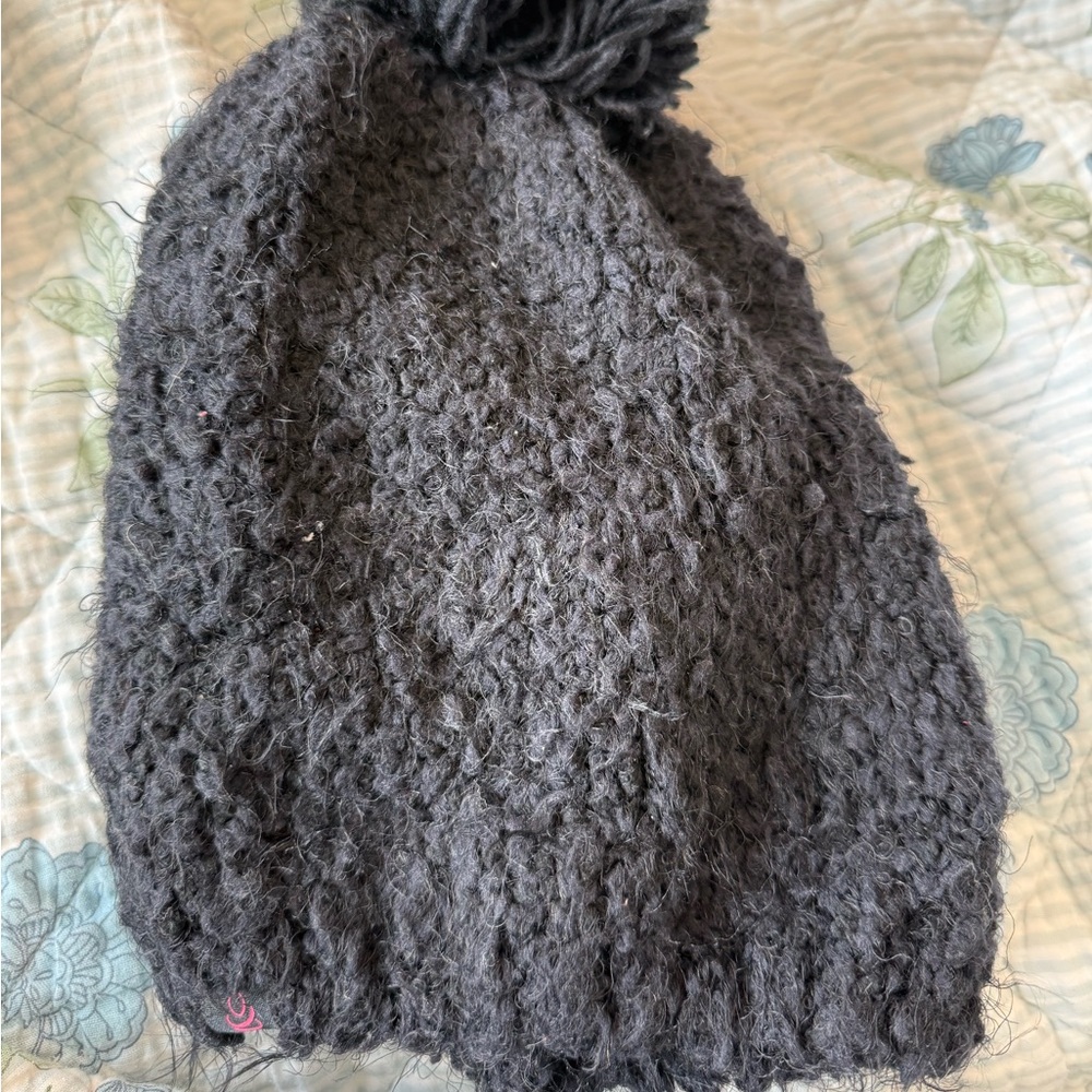 Cozy Black  Knit Beanie